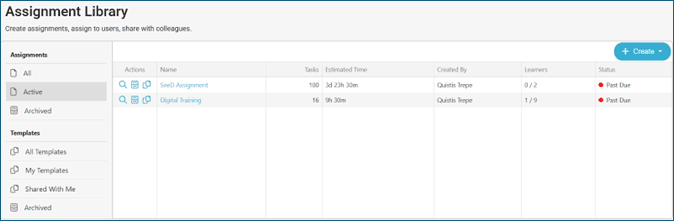 Assignment Library