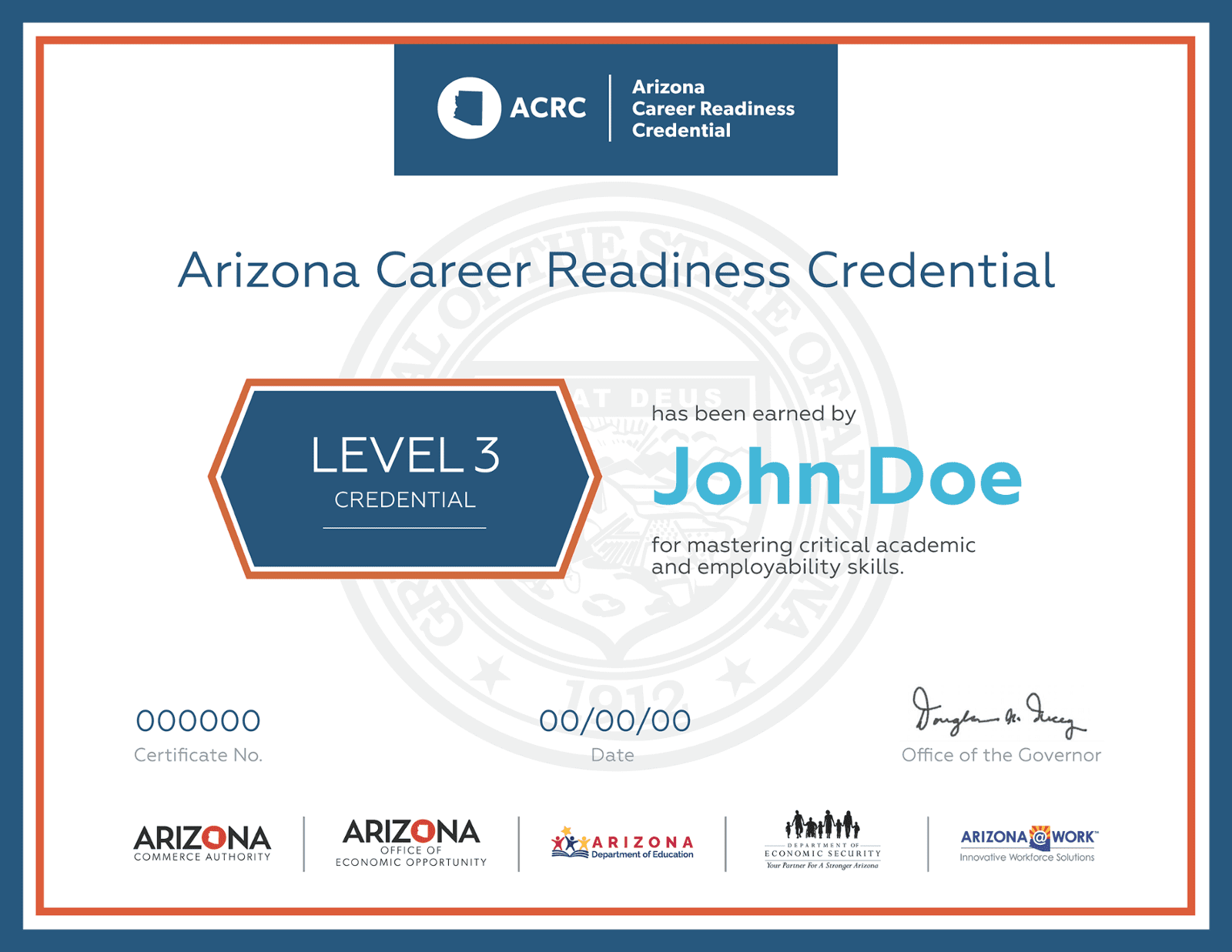 Arizona Career Readiness Credential - Level 3