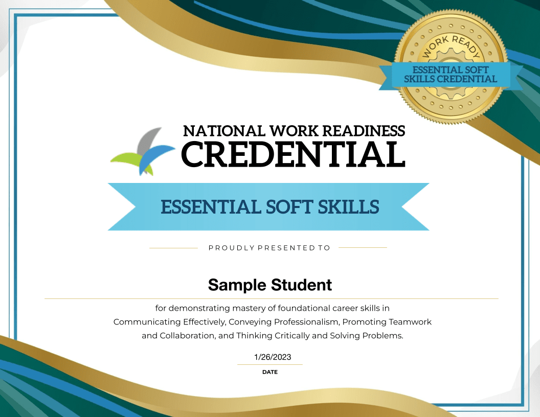 Essential Soft Skills Credential Sample