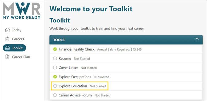 My Work Ready Toolkit