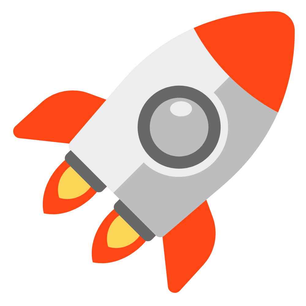 graphic of a rocket ship