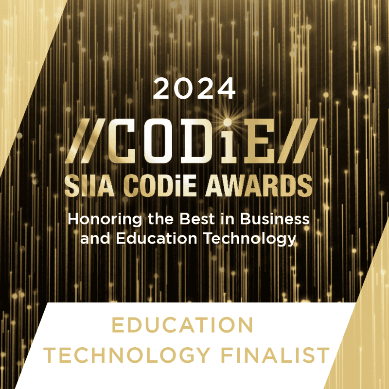 2024 CODiE Award Education Technology Finalist Logo