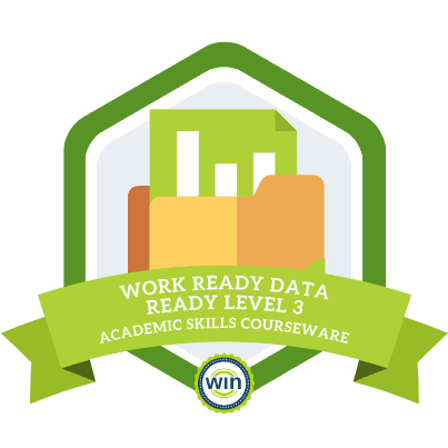 Work Ready Data Level 3 badge