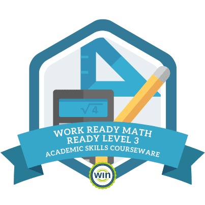 Work Ready Math Level 3 badge