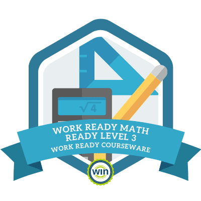 Work Ready Math Level 3 badge
